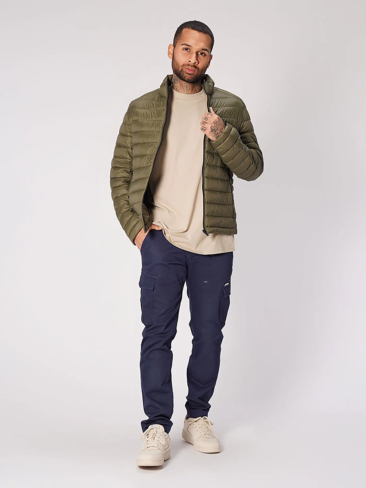BOSS | Leichtsteppjacke CALANSOS | olive